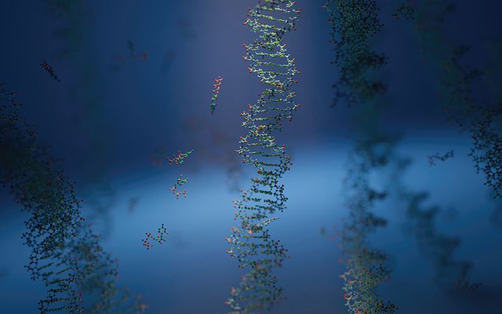 DNA 3D illustration