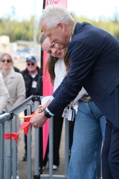 Bilder från SAAB's invigning av deras nya modulbyggnad från Expandia.