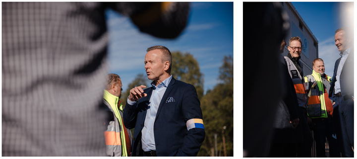 På bild: Mikael Frisell, MSB:s Generaldirektör