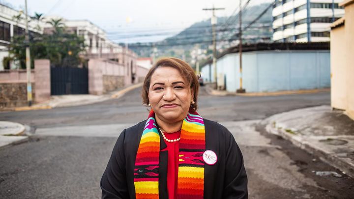 Pastor Ana Ruth García är nu i Stockholm för att ta emot Per Anger-priset