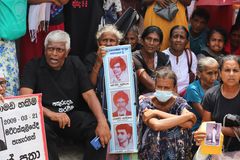 Brito Fernando at the Aragalaya street protests 2024 in support and solidarity with affected mothers, daughters, wives, sisters