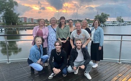 Team Mariestad. Emma Tepic, Susanne Madison, Charlotte Nordh Wilma Tapper, Susanna Eriksson, Morgan Bergman, Nina Buder, Sara Lindström, Jesper Appell och William Gommerud.
