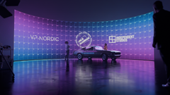 Den nya LED-väggen, byggd och driven av VP Nordic, mäter 14 x 4 meter och är utrustad med marknadsledande teknik anpassad för professionell filmproduktion.