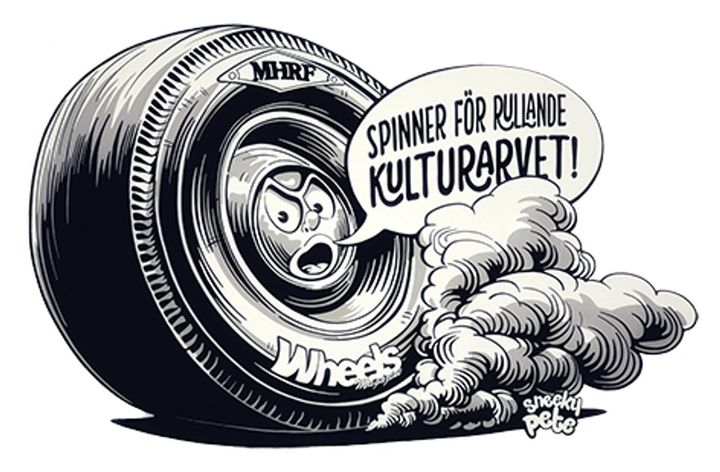 Dekal till stöd för motorburen ungdomsverksamhet.