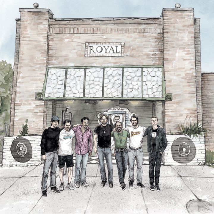 Omslag "Royal" med Jesper Lindell & The Brunnsvik Sounds