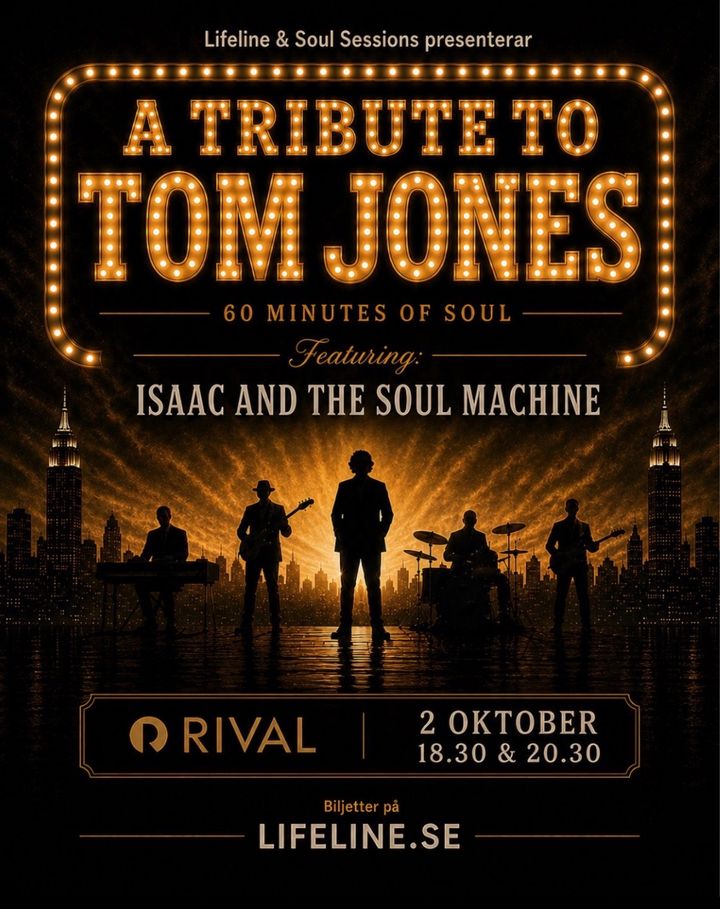 Isaac And The Soul Machine - A Tribute to Tom Jones @ Rival