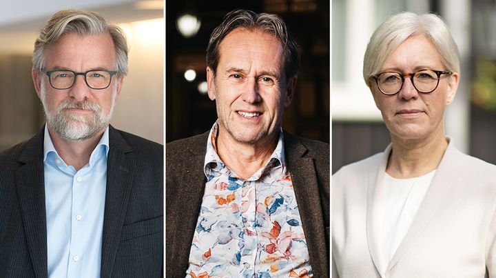 Jonas Hagelqvist, vd IKEM, Svante Axelsson, nationell samordnare Fossilfritt Sverige och Sofia Wallström, vd Lif.