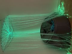 Fiberoptik grön, med relax och tyngdstol