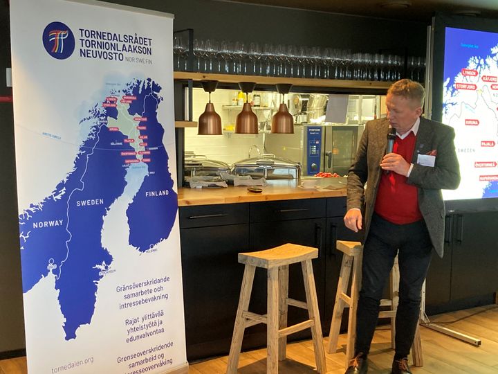 Eero Ylitalo, Gränsregionalt forum i Kilpisjärvi 2022.