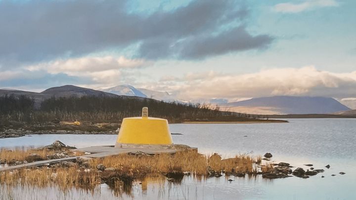 Kolmen maan rajapyykki.