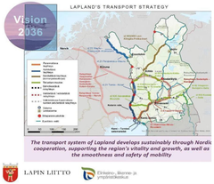 Bild 2. Lappland förbunds transportstrategi.