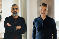 Kamjar Hajabdolahi och Rune Garborg