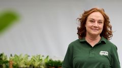 Susanne Holmström i butiksmiljö
