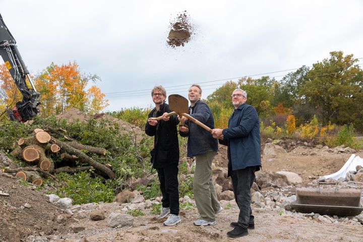 Mattias Vetterbring (Anero), Martin Björne (Emrahus) och Petter Dahl (Anero).