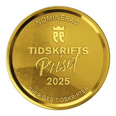 Nomineringsmedalj Tidskriftspriset 2025