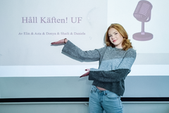 Elin Bauer, VD för Håll käften UF, ser fram emot att vara med i Draknästet.