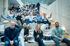 Bild från ett tidigare draknäste med Affärsgymnasiets skolor i Malmö och Helsingborg.