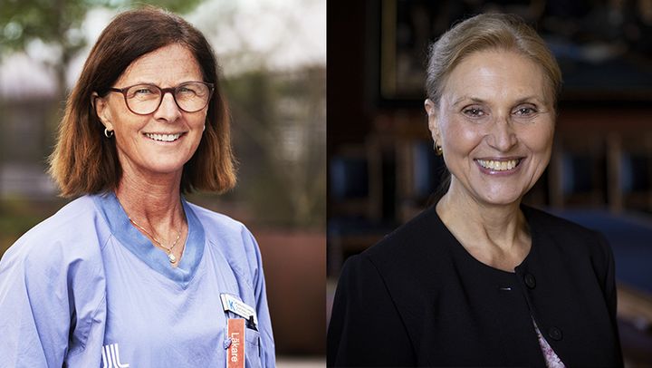 Catharina Ihre Lundgren, ordförande i SLS och Mia Ramklint, ordförande i SLS delegation för utbildning.