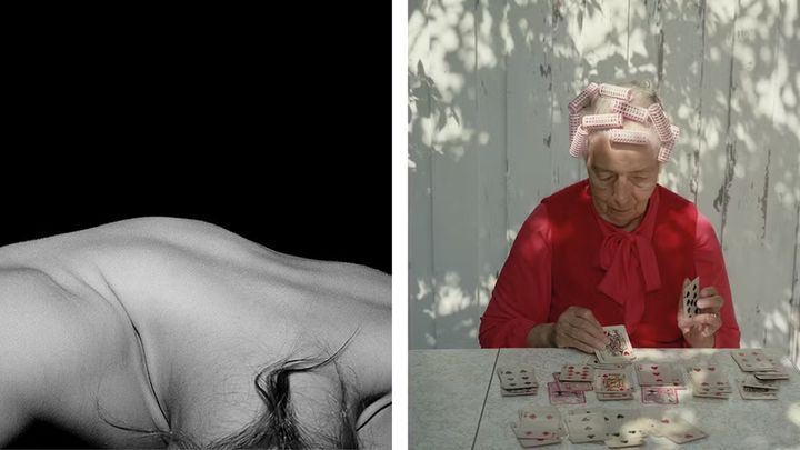 © Eva Klasson, Le troisième angle, 1975–76. © Nina Korhonen, Patience, 1993-99.