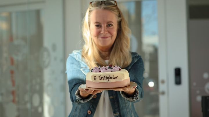 Veronica Pettersson, hyresvärdsansvarig, välkomnar K-Fastigheter till Uppsala Bostadsförmedling.