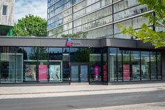 Uppsala Bostadsförmedling - fasadlogo