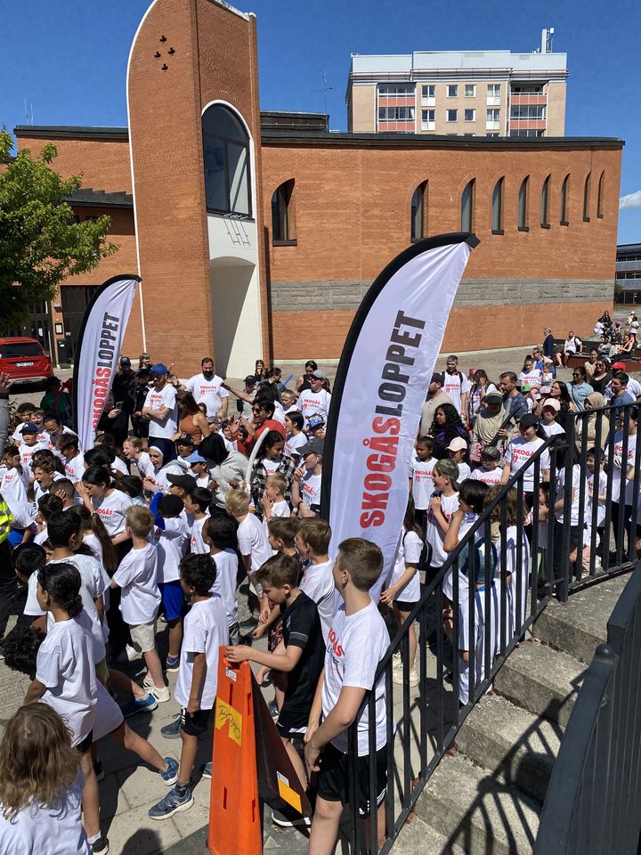 Skogåsloppet i Skogås centrum