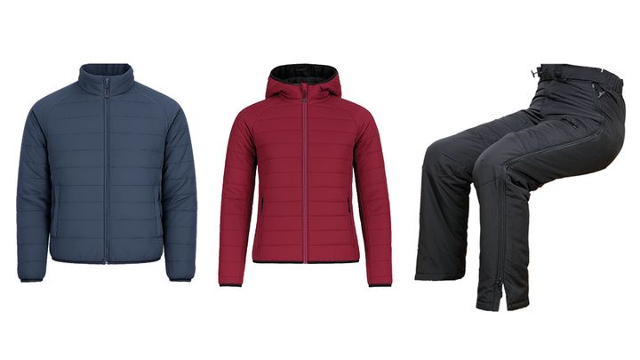 Några av de nya plaggen syns här.