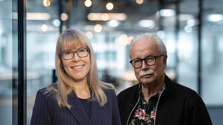Stina Nordström, Secretary-General of the Swedish Rheumatism Association and Bo Wallteg, Editor-in-Chief of Packnews.
