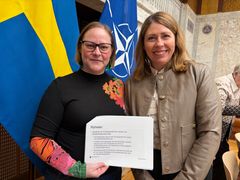 Anna Bergkvist och Elisabet Lann