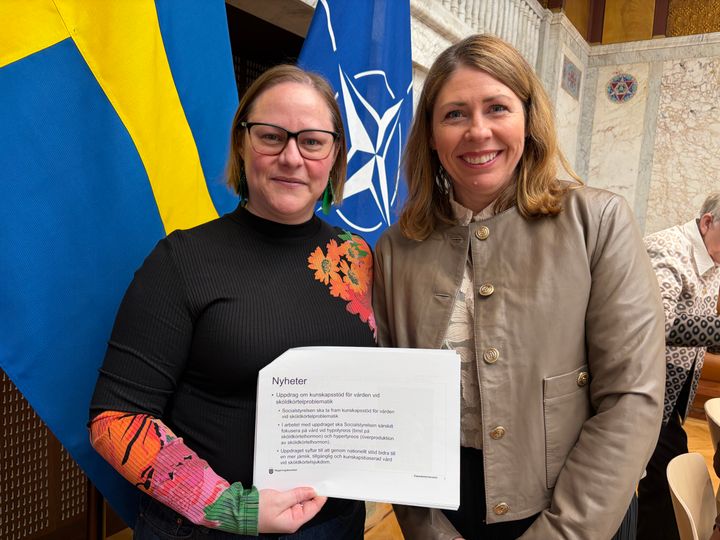 Anna Bergkvist och Elisabet Lann