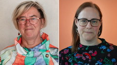 Lotta Håkansson och Anna Bergkvist