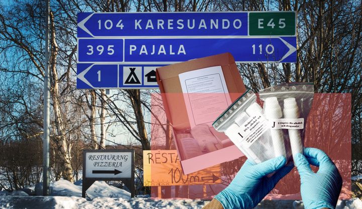 Tillgången till spårsäkring är ojämlik över landet, visar Ottars granskning. Bild TT / NCK (montage)