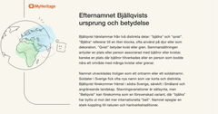Information om efternamnet Bjällqvist från MyHeritage