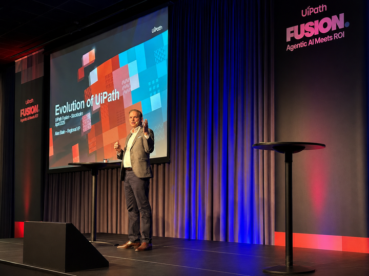 Alex Brain, Regional Vice President Sweden på UiPath
