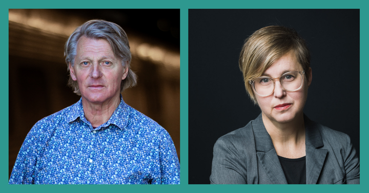 Johnny Naderus och Lisa Pelling