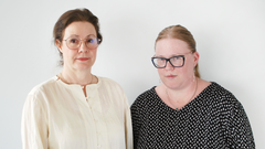 Christina Heilborn, förbundssekreterare för Riksförbundet FUB, och Elin Vesterlund, ordförande för Inre Ringen Sverige.