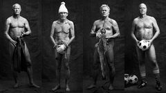 Stig Mattisson, Rolf Rosander, Hans Eriksson och Bosse Mattsson från förbundets regionala prostatacancerföreningar runt om i landet. Foto: Ewa-Marie Rundquist.
