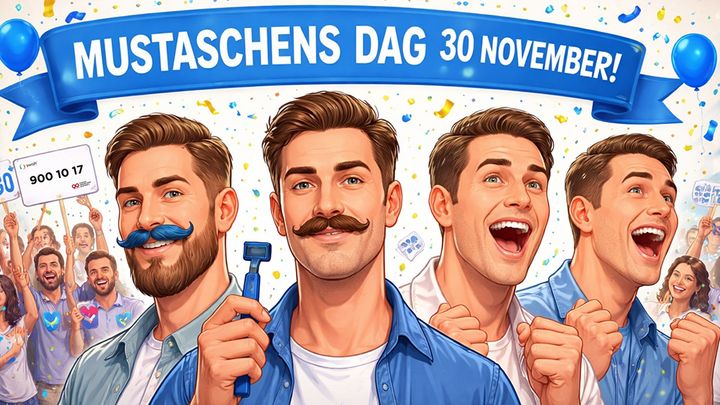 Den 30 november är finalen, dagen då mustaschen ska rakas av.