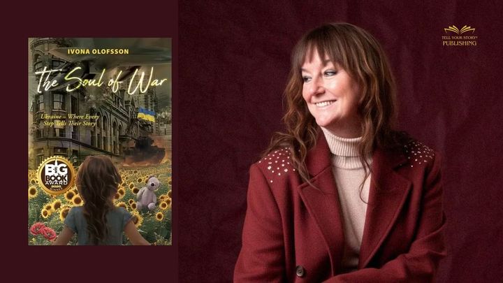 Ivona Olofsson samt hennes vinnande bok the soul of war