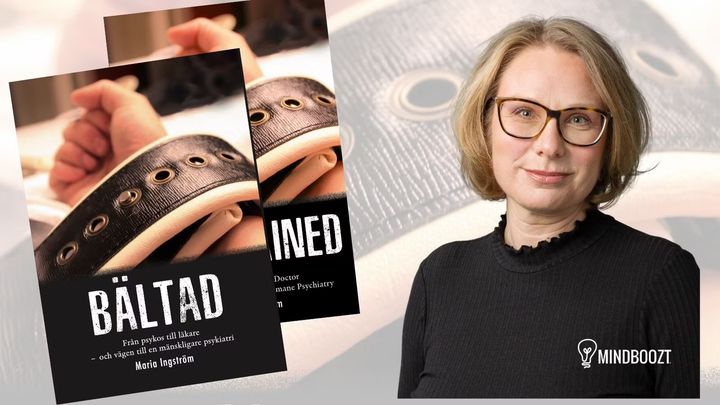 Maria Ingström samt böckerna BÄLTAD och RESTRAINED
