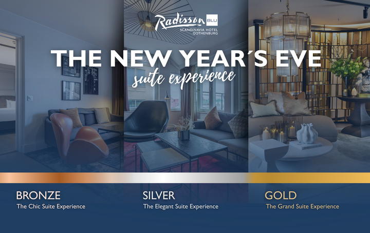 tre nivåer av festlig glamour på Radisson Blu Scandinavia Hotel