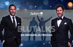 Bröderna Lundqvist kommer till Radisson Blu Scandinavia Hotel i Göteborg och gästar deras BLUTALK scen