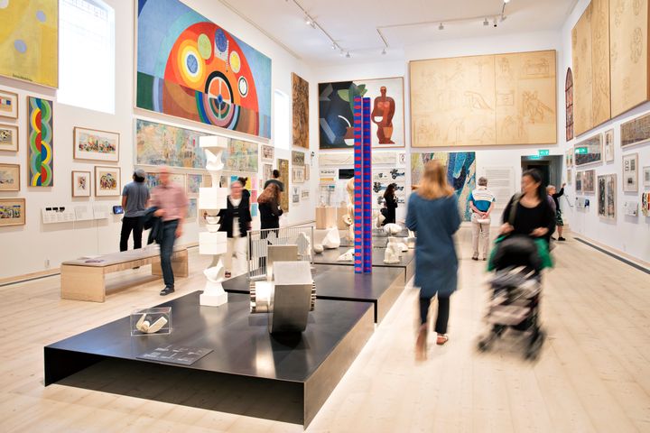 Skissernas Museum, Internationella salen. Foto Johan Persson