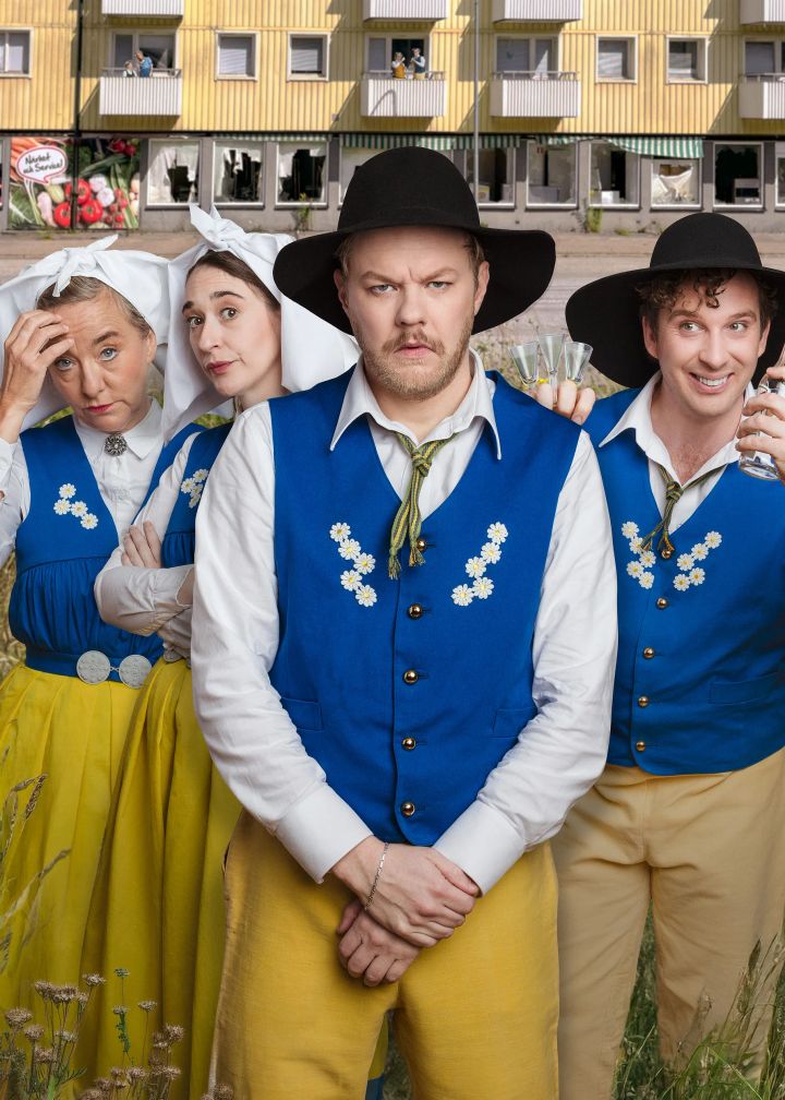 Cecilia Borssén , Silan Maria Budak Rasch, Gustav Berg och Robert Olofsson, placerade i Ställdalen.