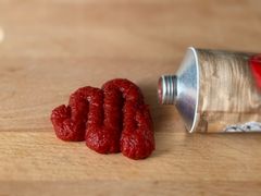 Ca. 10 g koncentrerad tomatpuré. Foto: Testfakta