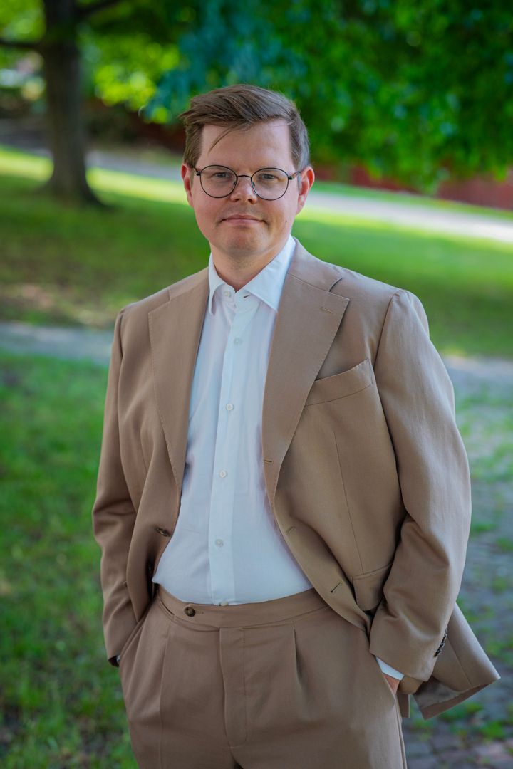 Gustav Karreskog Rehbinder är forskare i nationalekonomi och VD för Vera Policy, som ligger bakom valprognosen. Foto: Axel Palm