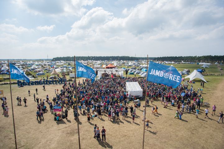 I sommar arrangeras Scouternas nationella läger Jamboree26 på fältet Norra Åsum utanför Kristianstad. Foto: Emil Malmborg