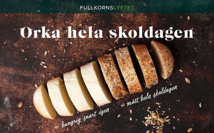 FullkornsLyftet - FullkornsFrämjandets satsning att få 10 000 elever inom VGR att äta mer fullkorn