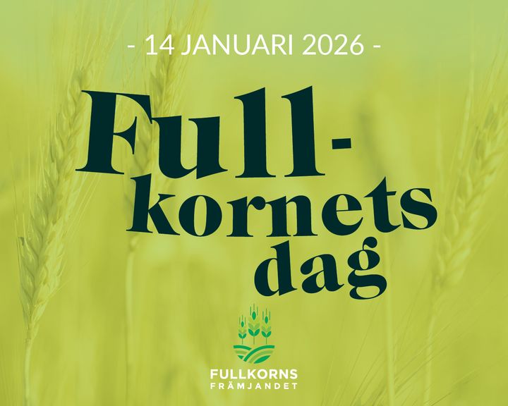 Ny årlig temadag - Fullkornets dag 14 januari