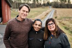 Thomas Björklund, VD Warbro Kvarn tillsammans med Jessie Sommarström och Kerstin Fredlund.